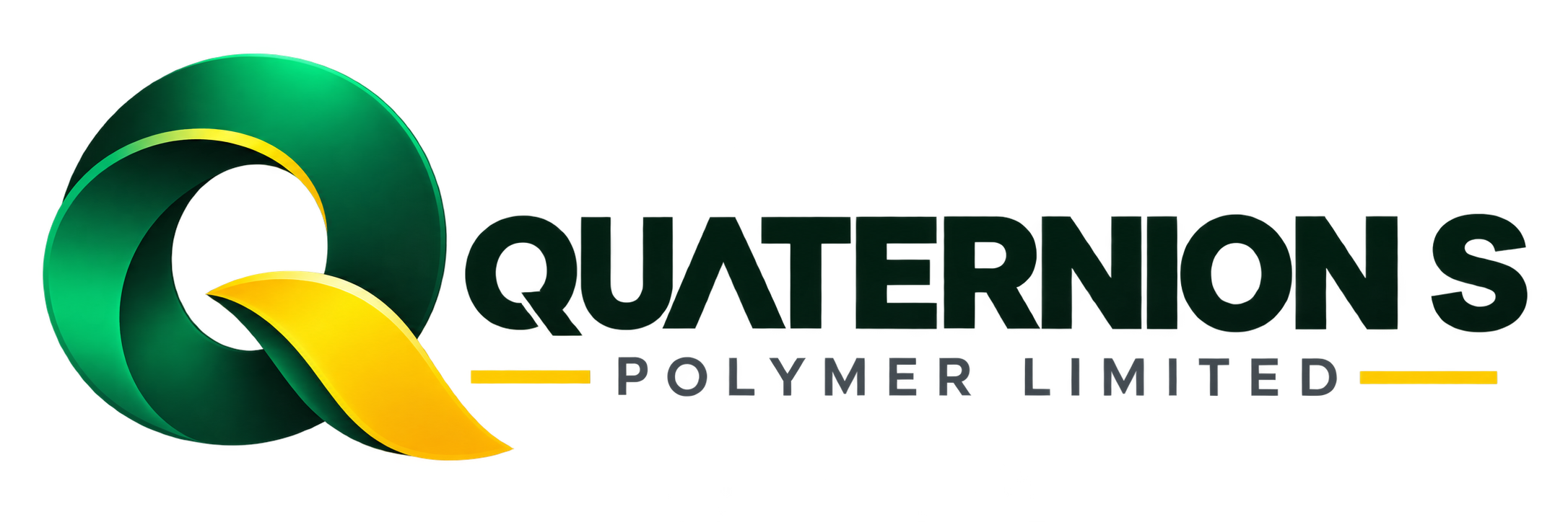 Glossy Green Q Polymer Logo